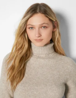 FEMME BERSHKA Maille*Pull col roulé