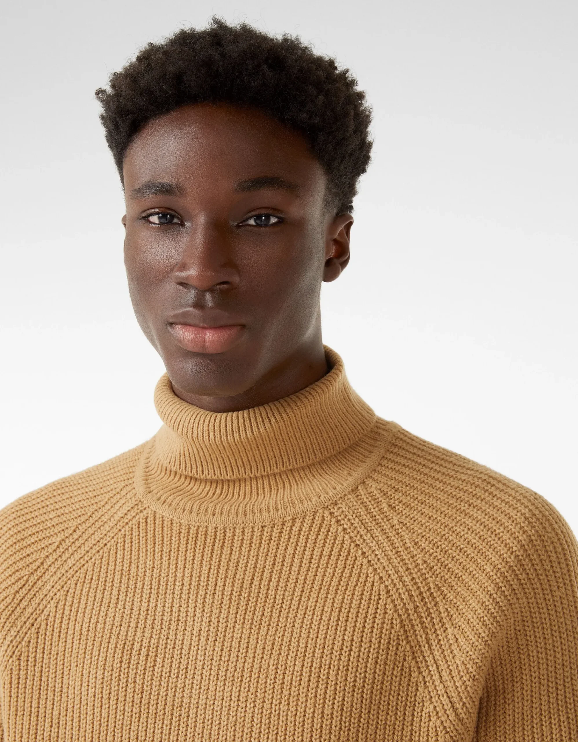HOMME BERSHKA Pulls et gilets*Pull col roulé épais