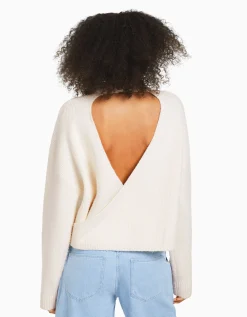 FEMME BERSHKA Pulls*Pull dos nu