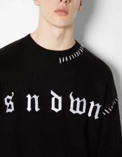 HOMME BERSHKA Pulls et gilets*Pull gothique