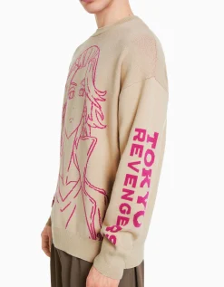 HOMME BERSHKA Collaborations®*Pull imprimé TOKYO REVENGERS
