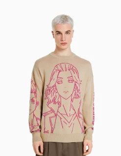 HOMME BERSHKA Tokyo Revengers*Pull imprimé TOKYO REVENGERS