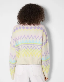 FEMME BERSHKA Pulls*Pull jacquard
