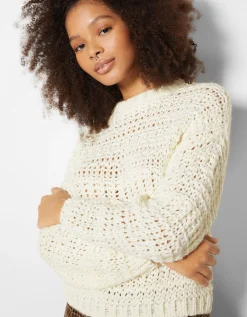 FEMME BERSHKA Maille*Pull rustique