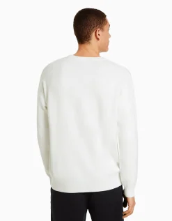 HOMME BERSHKA Vêtements*Pull varsity brodé