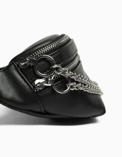 FEMME BERSHKA Similicuir*Sac banane similicuir