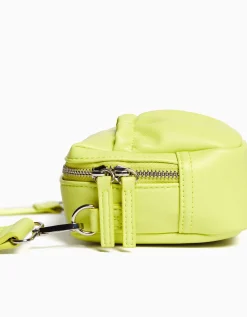 FEMME BERSHKA Similicuir*Sac bandoulière similicuir papillon