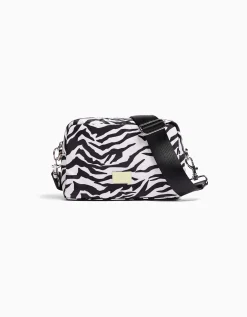 FEMME BERSHKA Tout voir*Sac besace imprimé zèbre