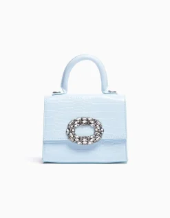 FEMME BERSHKA Tout voir*Sac bijou anse chaîne gravé imprimé animal