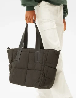 FEMME BERSHKA Tout voir*Sac cabas basique effet nylon