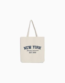 FEMME BERSHKA Best sellers*Sac cabas toile imprimé