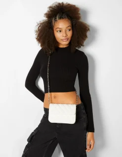 FEMME BERSHKA Tout voir*Sac matelassé anse chaîne