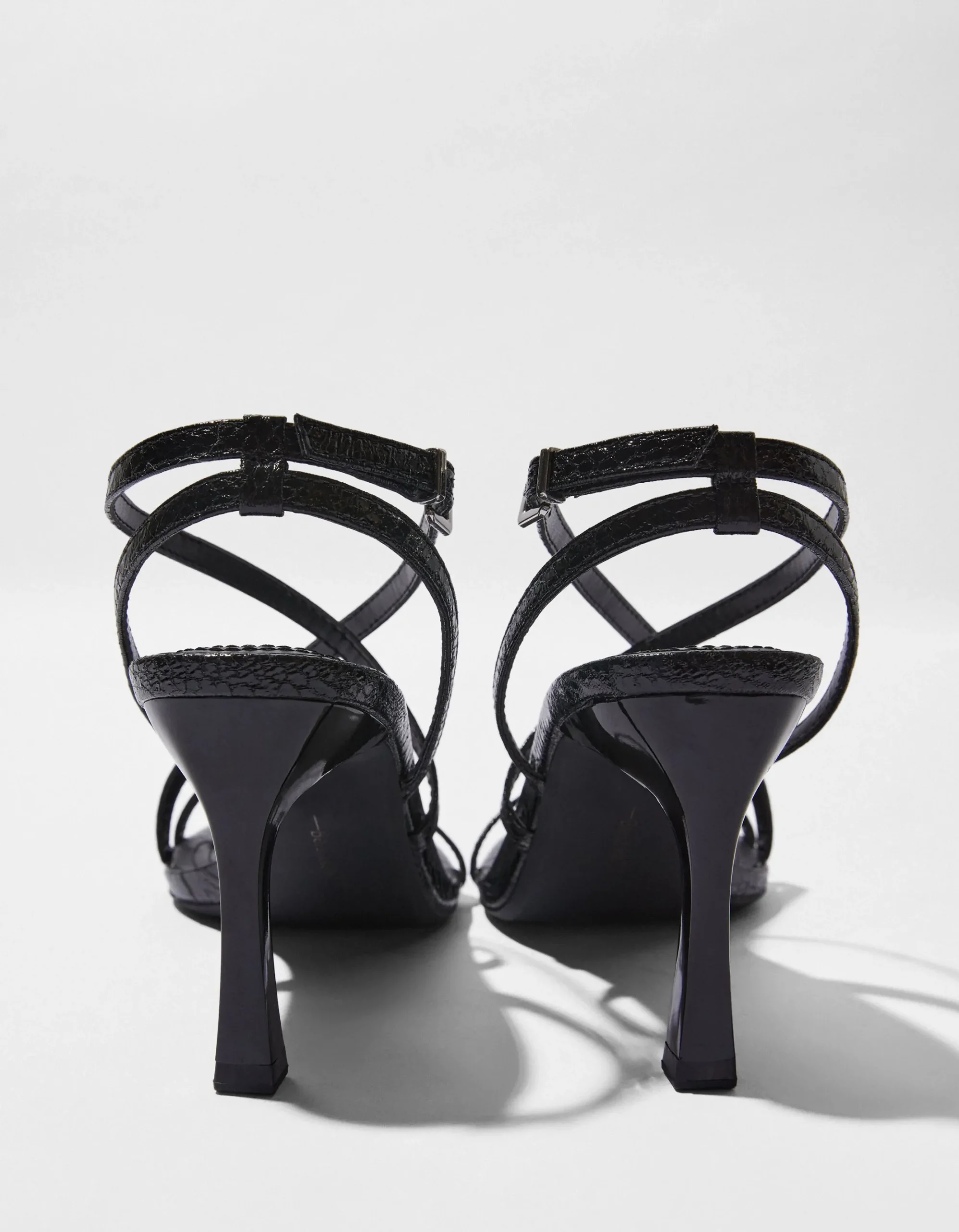 FEMME BERSHKA Party*Sandales talon aiguille lanières