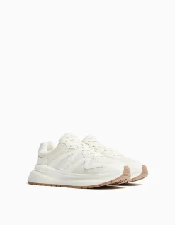 HOMME BERSHKA Best sellers*Sneakers semelle épaisse avec mesh homme