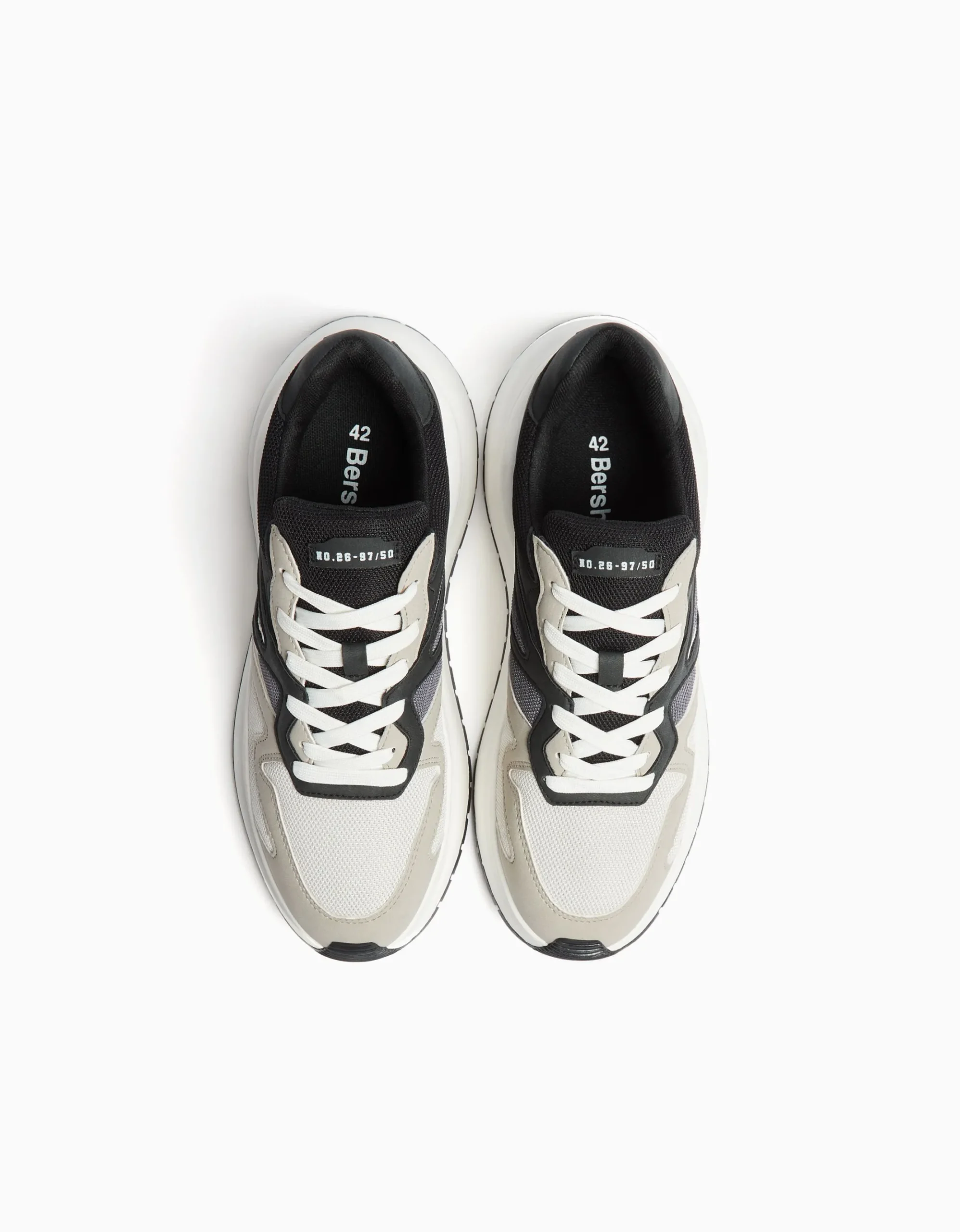 HOMME BERSHKA Tout voir*Sneakers semelle épaisse avec mesh homme