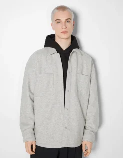 HOMME BERSHKA Blousons et manteaux*Surchemise basique