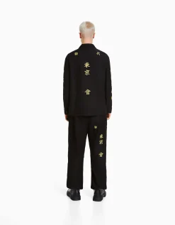 HOMME BERSHKA Collaborations®*Surchemise brodée TOKYO REVENGERS