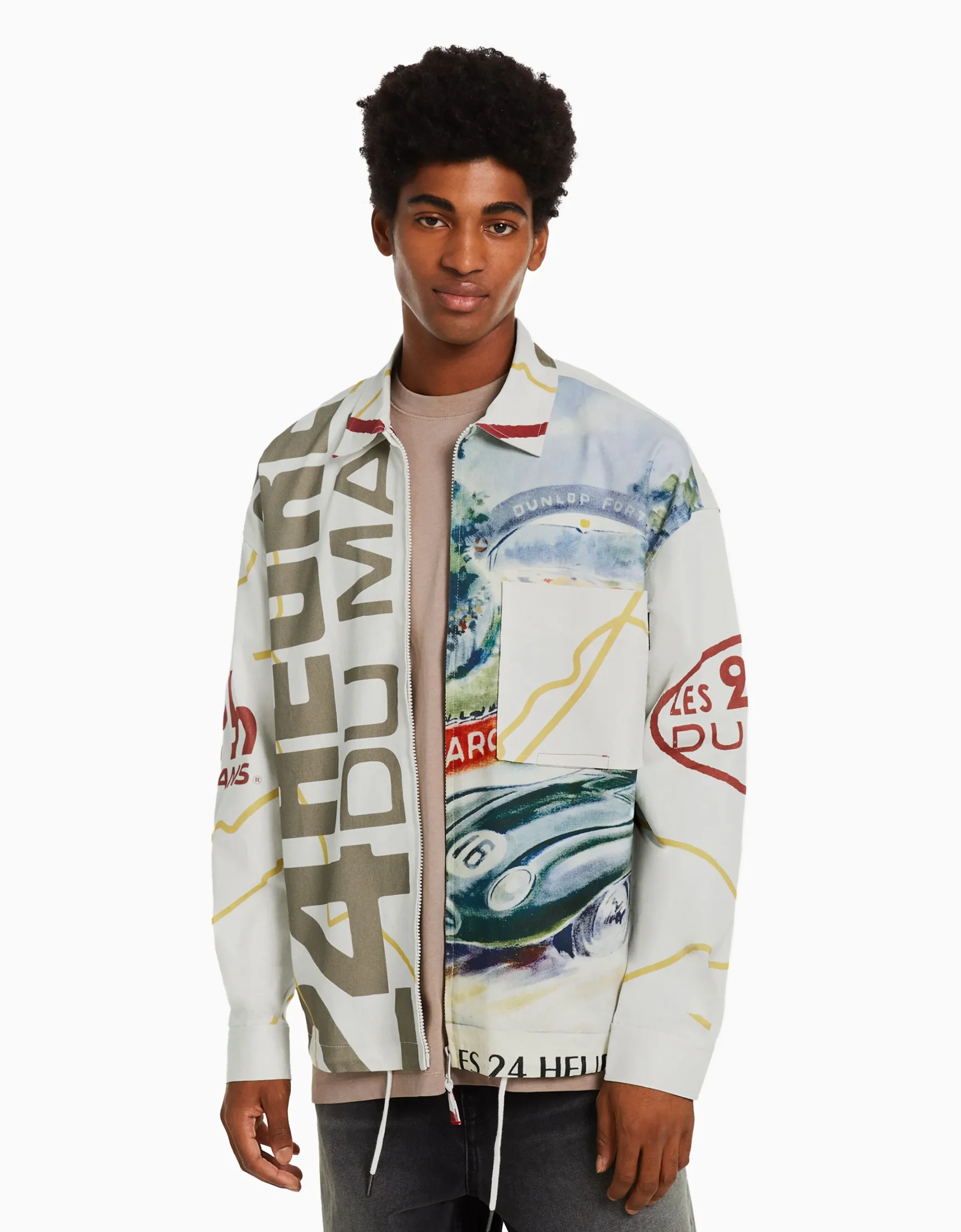 HOMME BERSHKA Blousons et manteaux*Surchemise manches longues 24h LE MANS