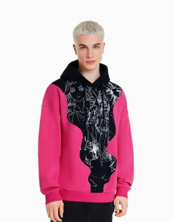 HOMME BERSHKA Collaborations®*Sweat capuche imprimé TOKYO REVENGERS