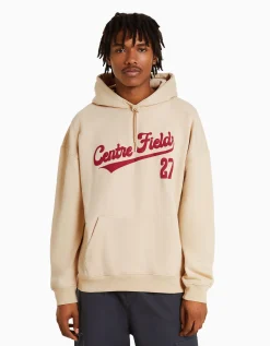 HOMME BERSHKA Vêtements*Sweat capuche varsity