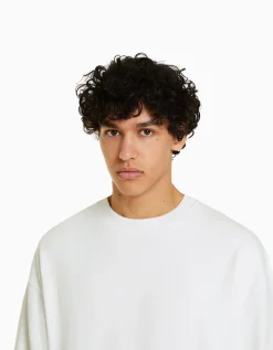 FEMME BERSHKA Special packaging collabs*Sweat col rond