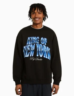 HOMME BERSHKA Chaussures*Sweat col rond Pop Smoke