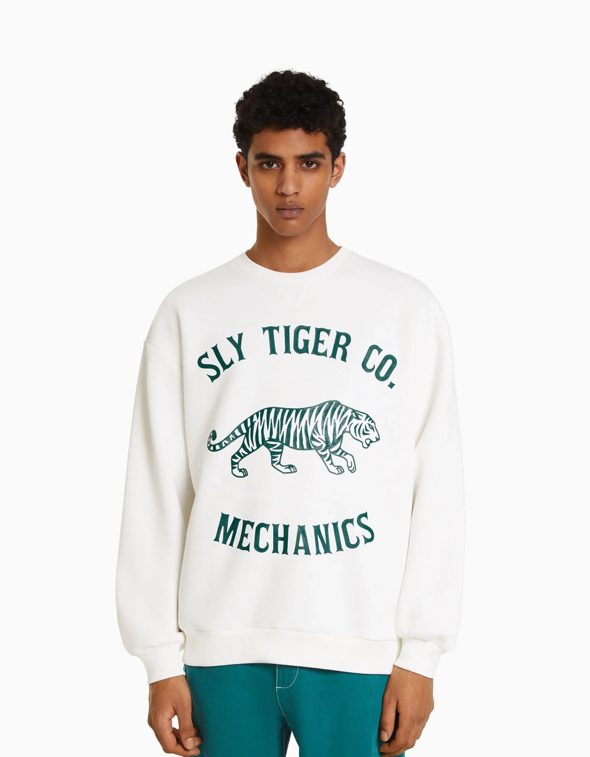 HOMME BERSHKA Sweats*Sweat imprimé