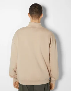HOMME BERSHKA Sweats*Sweat oversize col montant