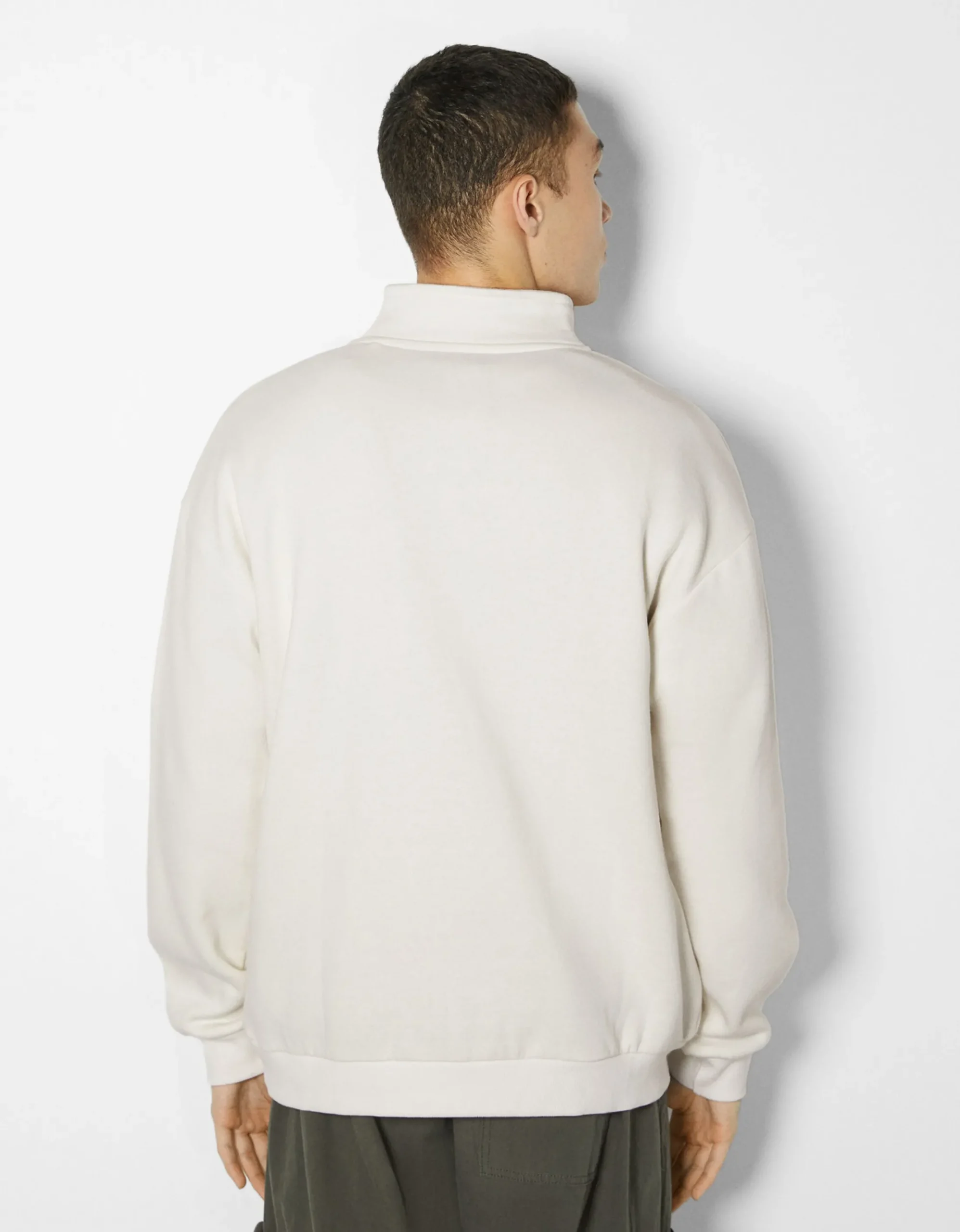 HOMME BERSHKA Sweats*Sweat oversize col montant