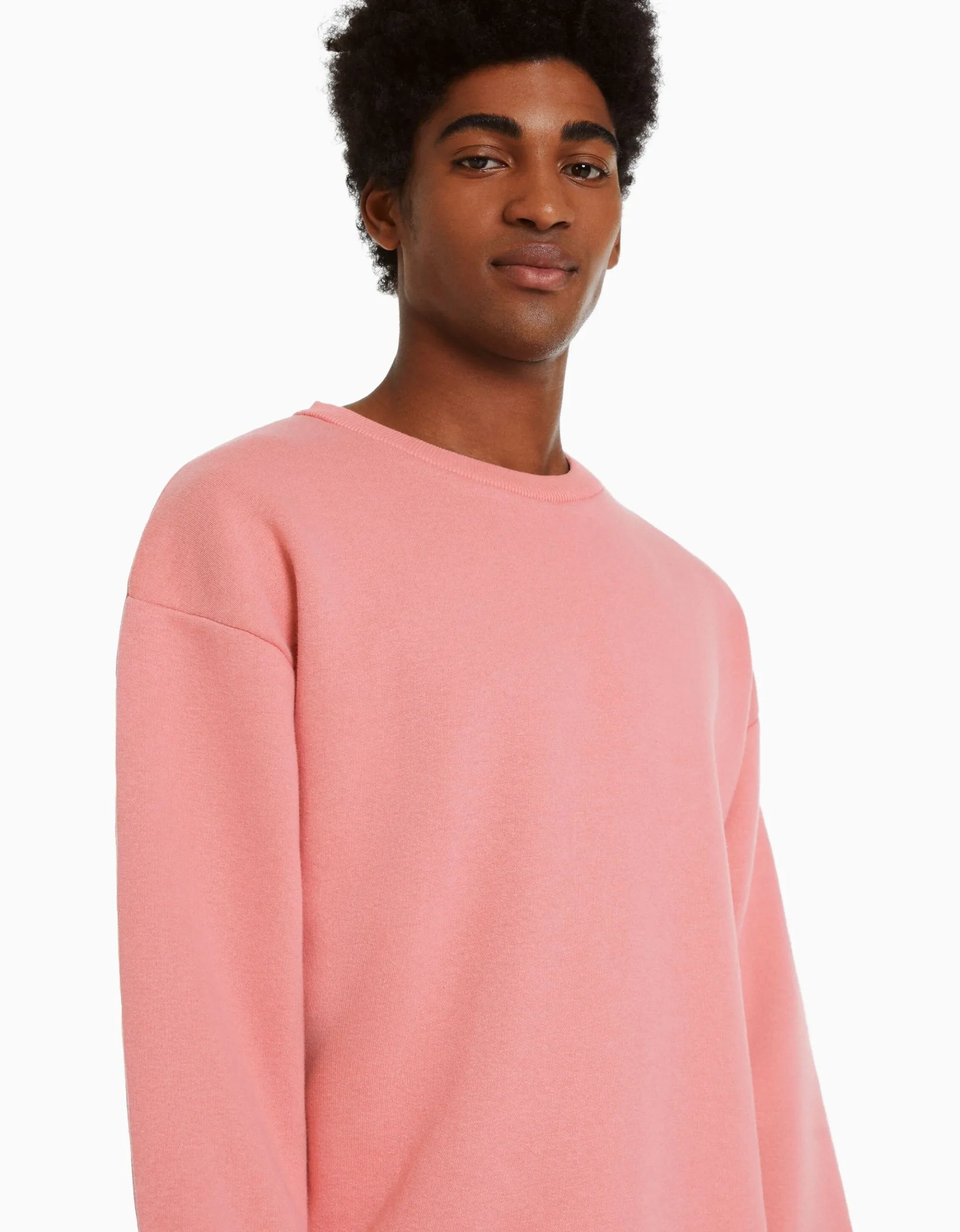 HOMME BERSHKA Vêtements*Sweat oversize col rond