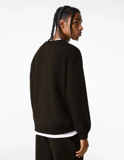 FEMME BERSHKA Personnalisables*Sweat oversize col rond