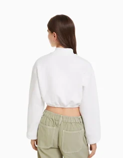 FEMME BERSHKA Sweats*Sweat zippé print
