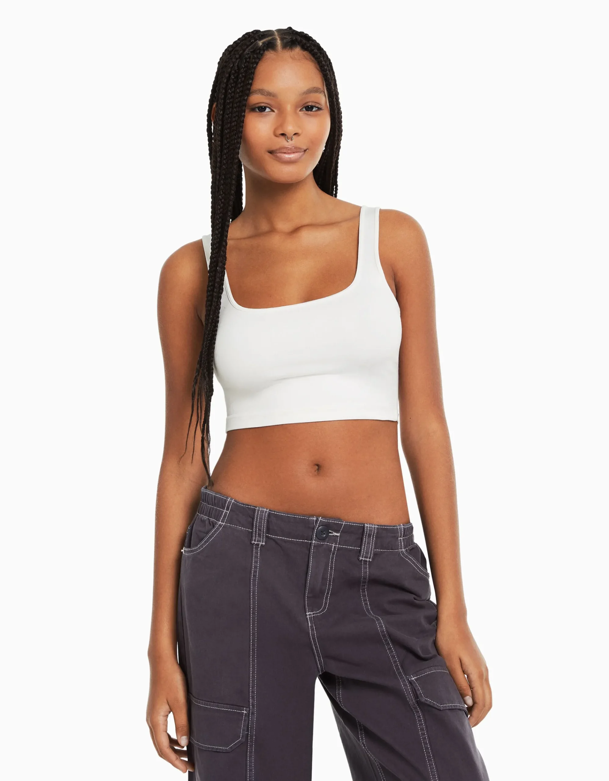 FEMME BERSHKA Tops et corsets*Top bretelles larges