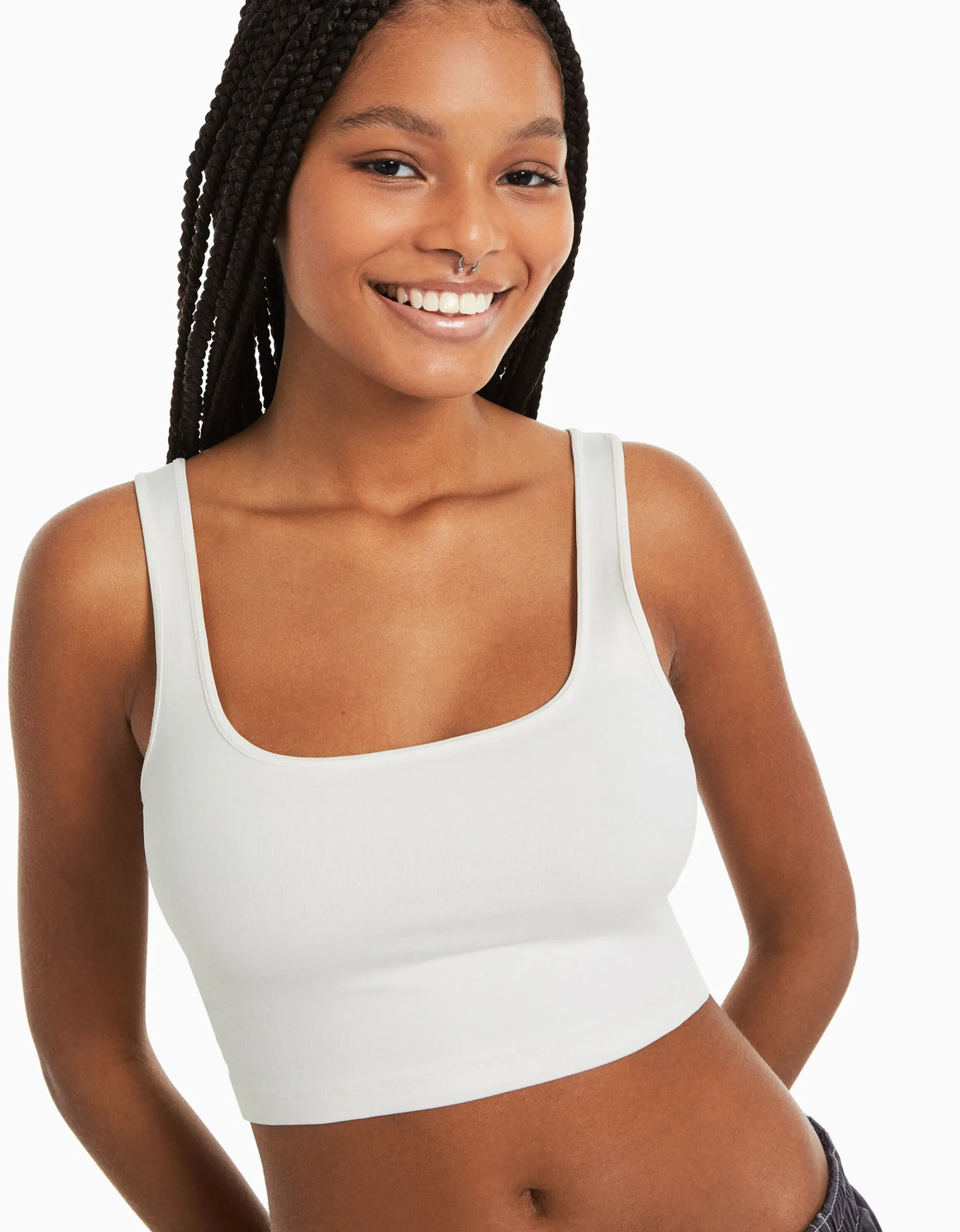 FEMME BERSHKA Tops et corsets*Top bretelles larges
