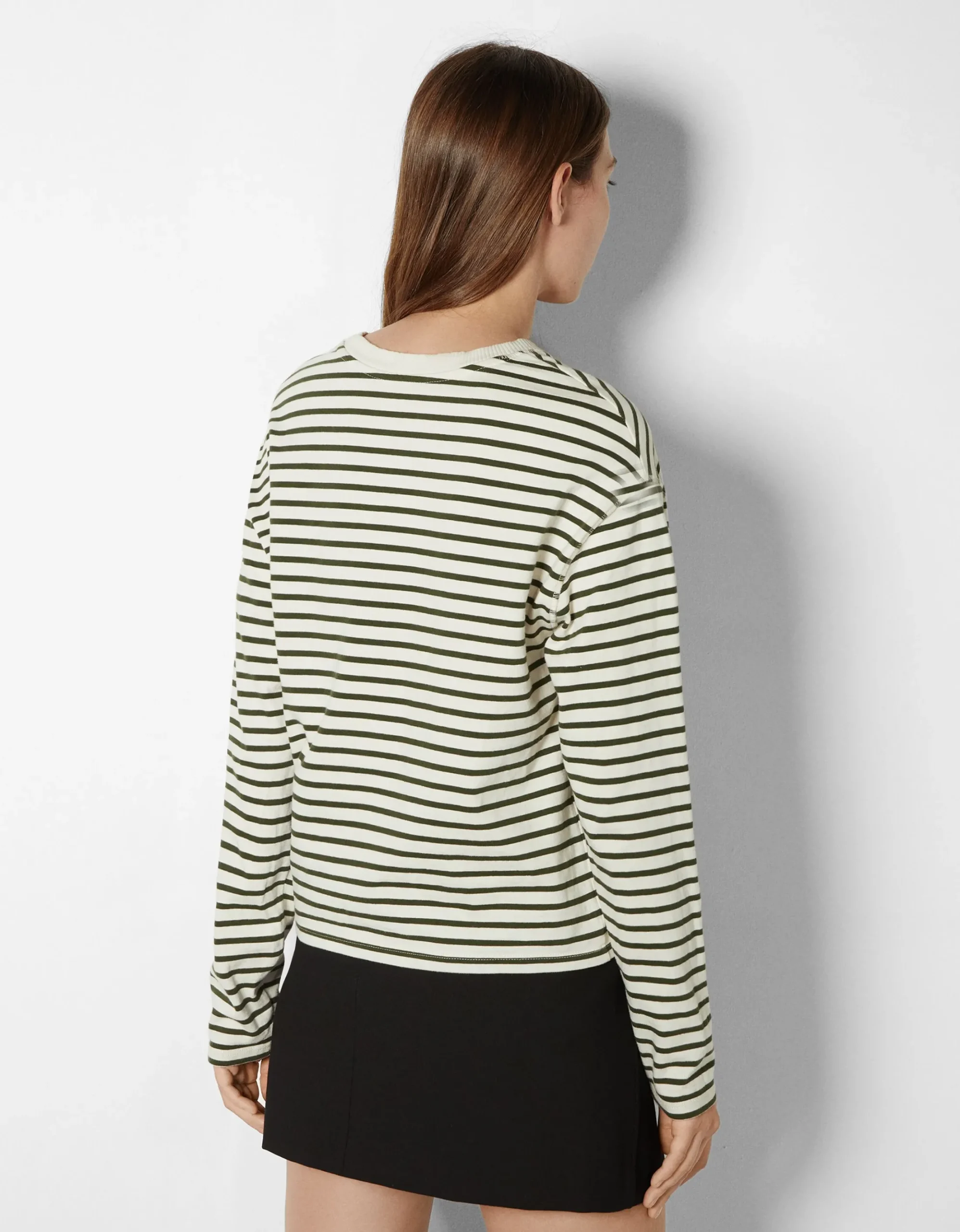 FEMME BERSHKA Tee-shirts*Top manches longues boxy fit rayures