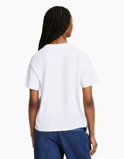 FEMME BERSHKA Tee-shirts*T-shirt manches courtes imprimé