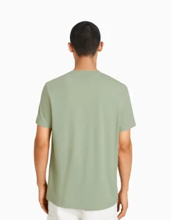 FEMME BERSHKA Personnalisables*T-shirt manches courtes regular fit