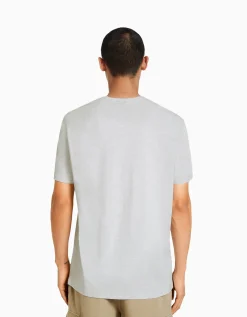 FEMME BERSHKA Personnalisables*T-shirt manches courtes regular fit