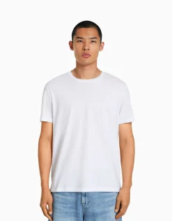 FEMME BERSHKA Personnalisables*T-shirt manches courtes regular fit