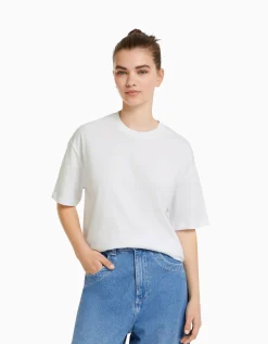 FEMME BERSHKA Tee-shirts*T-shirt manches courtes regular fit