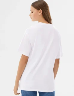 FEMME BERSHKA Personnalisables*T-shirt manches courtes regular fit