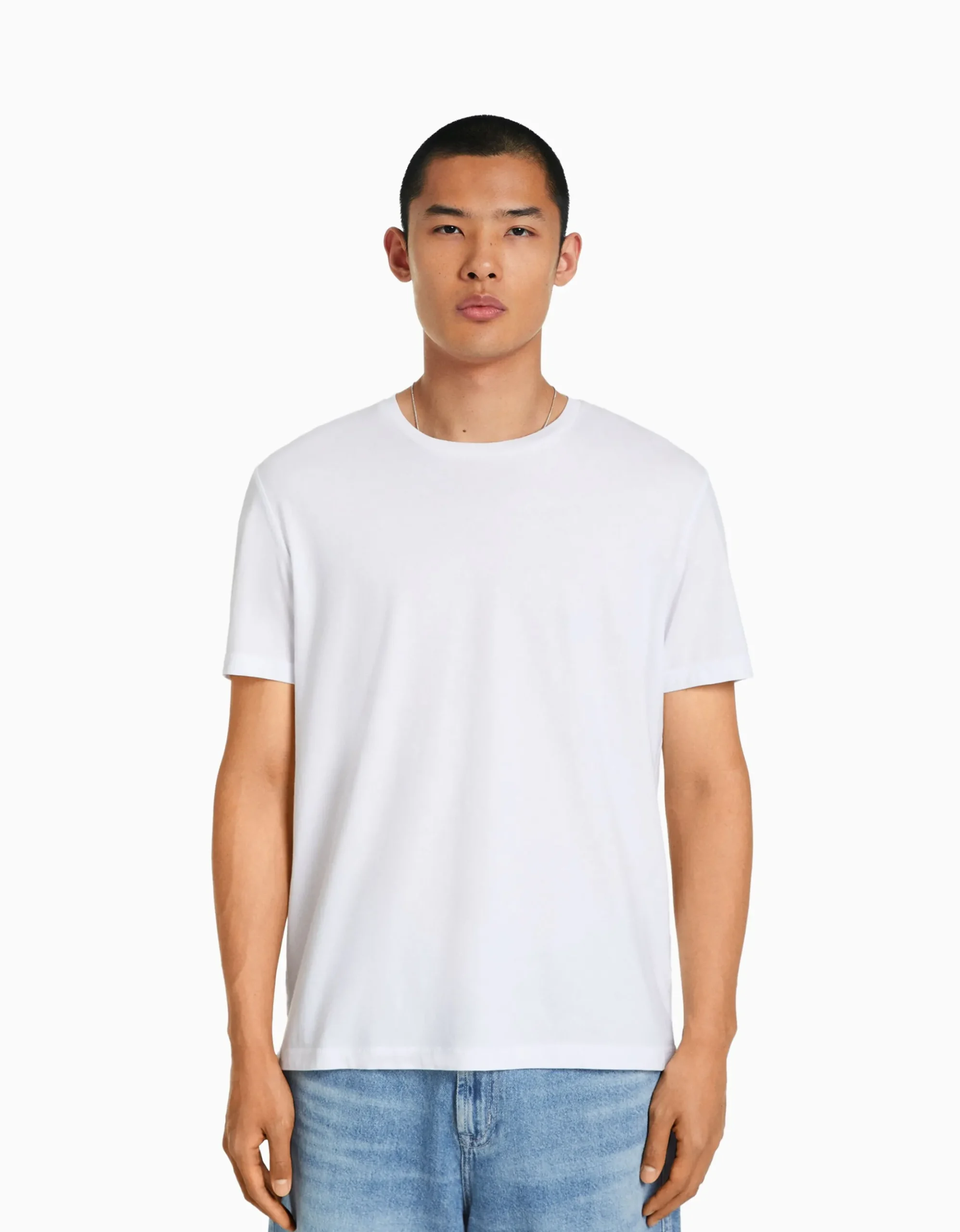 HOMME BERSHKA Vêtements*T-shirt manches courtes regular fit
