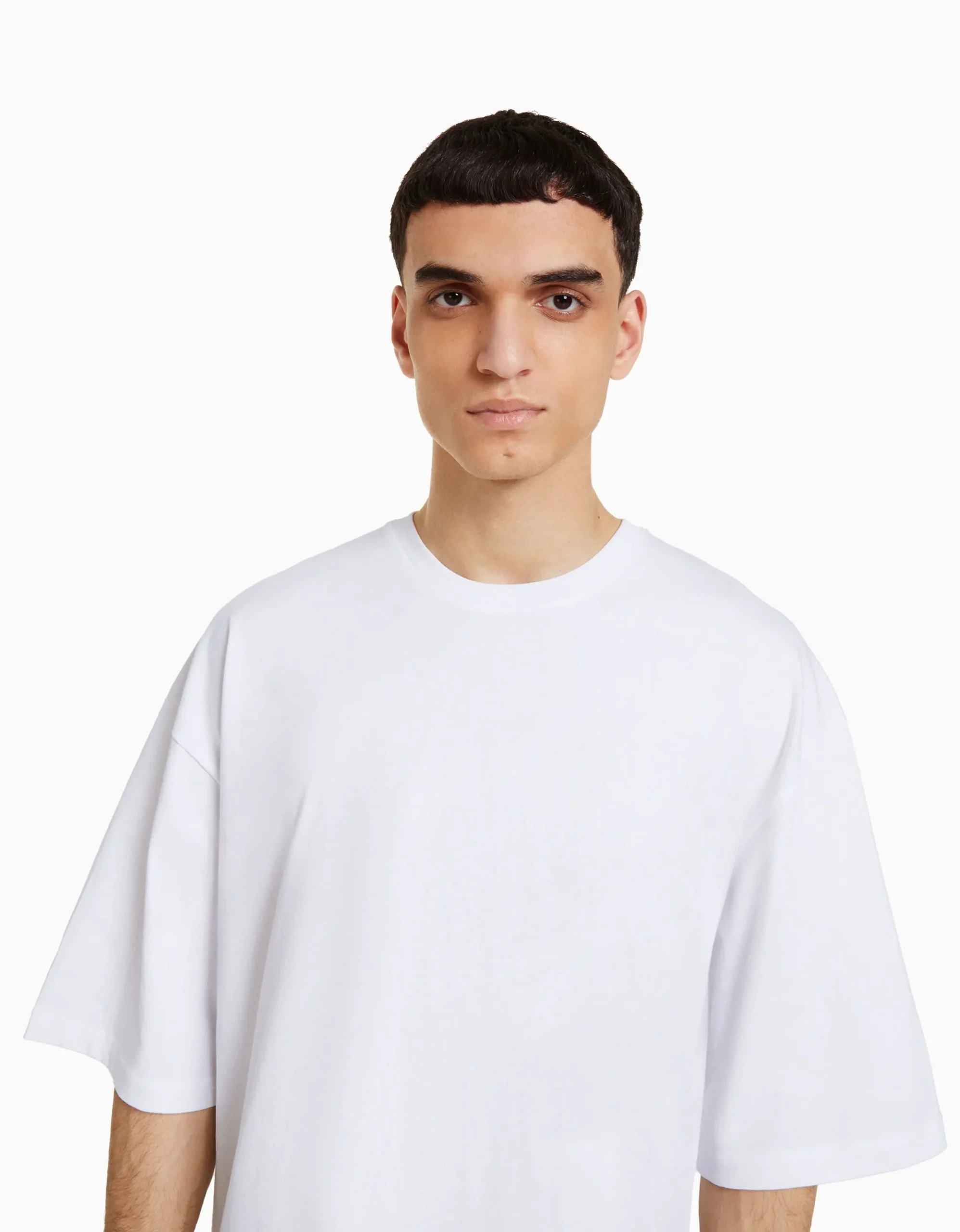 HOMME BERSHKA Vêtements*T-shirt oversize à manches courtes