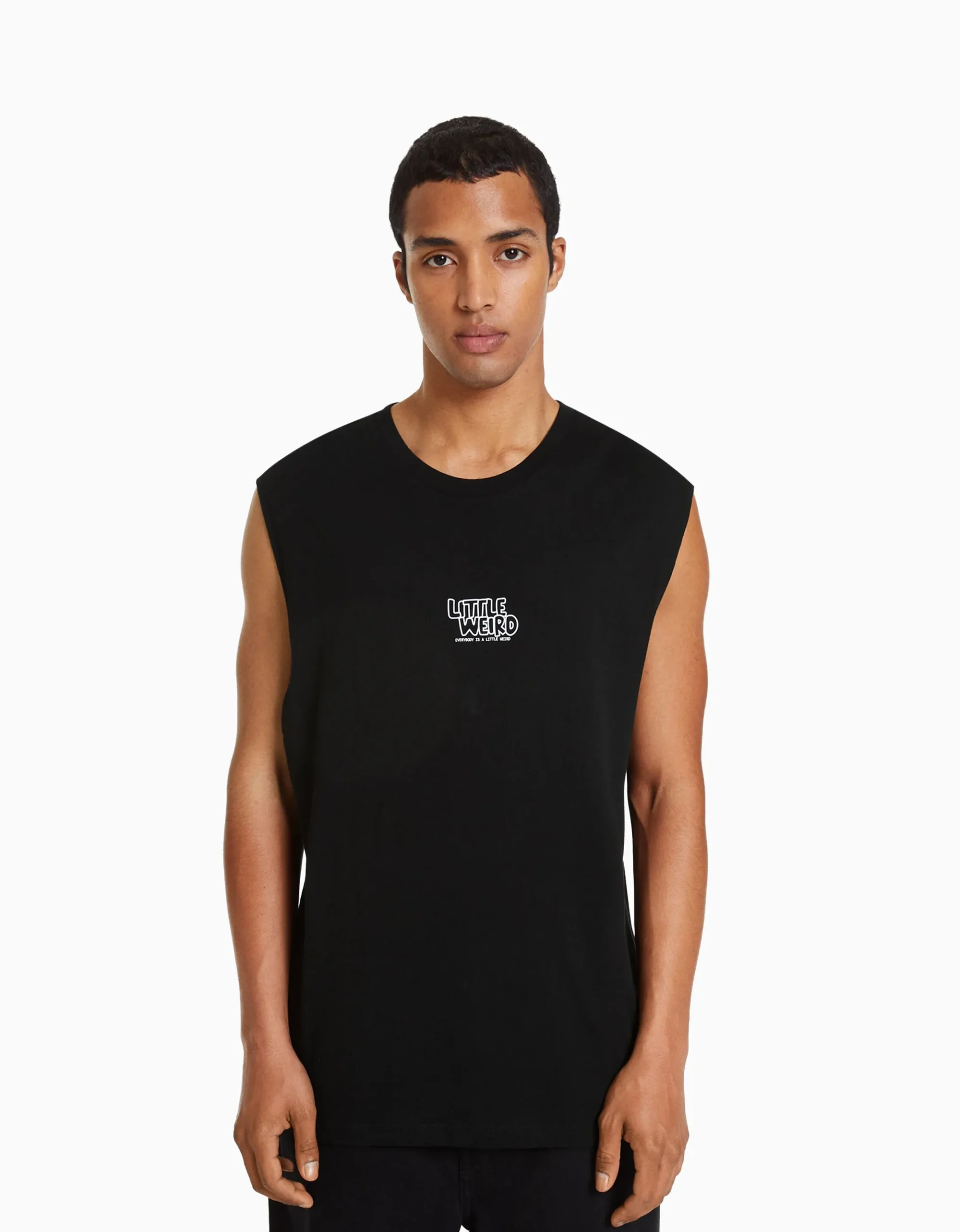 HOMME BERSHKA Tee-shirts*T-shirt workwear sans manches