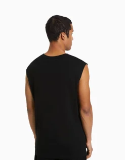HOMME BERSHKA Tee-shirts*T-shirt workwear sans manches