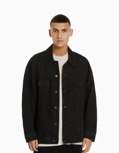 HOMME BERSHKA Blousons et manteaux*Veste en jean oversize